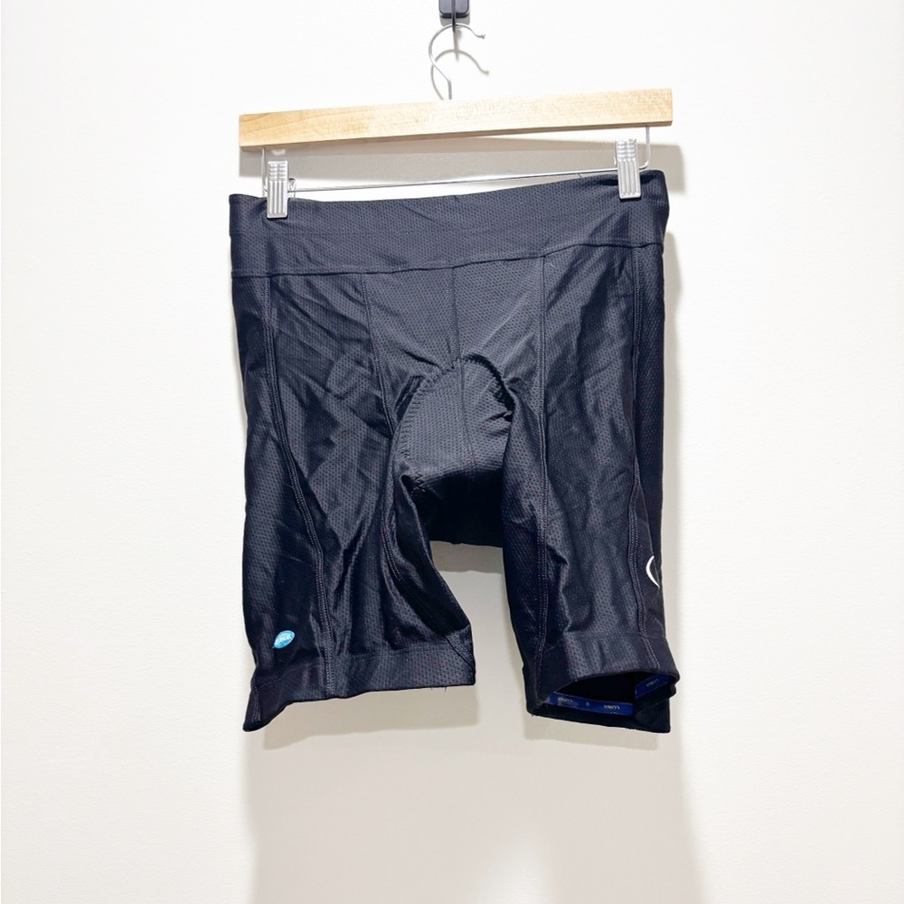 LUNA Women's Black Athletic Cycling Biking Padded Shorts Size Large